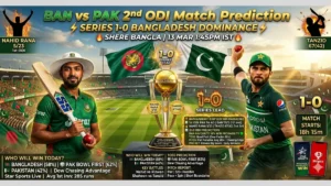 BAN vs PAK Match Prediction 2nd ODI