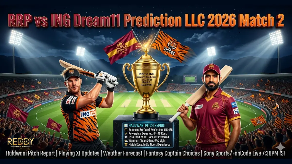 RRP vs ING Dream11 Prediction Match 2