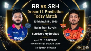 RR vs SRH Dream11 Prediction