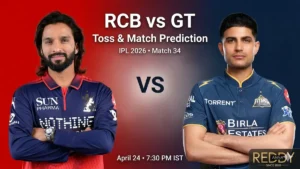 RCB vs GT Toss & Match Prediction 34th Match IPL 2026
