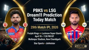 PBKS vs LSG Dream11 Prediction Today Match 29th IPL 2026