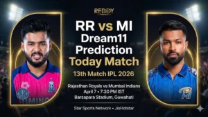 RR vs MI Dream11 Prediction Today Match 13th IPL 2026