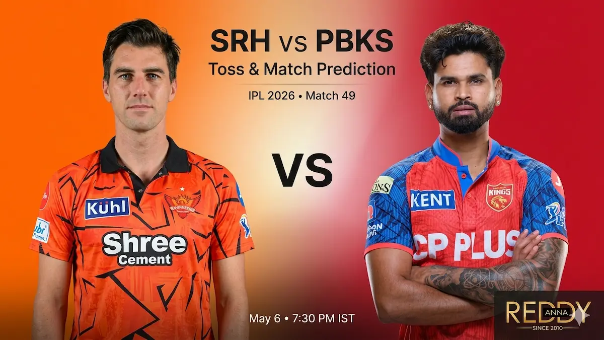SRH vs PBKS Toss & Match Prediction 49th Match IPL 2026