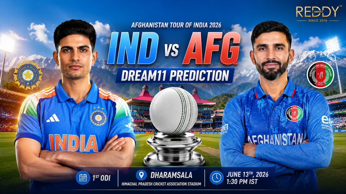 IND vs AFG Dream11 Prediction Today Match 1st ODI