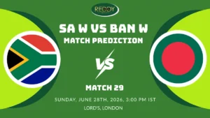 SA W vs BAN W Match Prediction