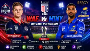 WAF vs MINY Dream11 Prediction