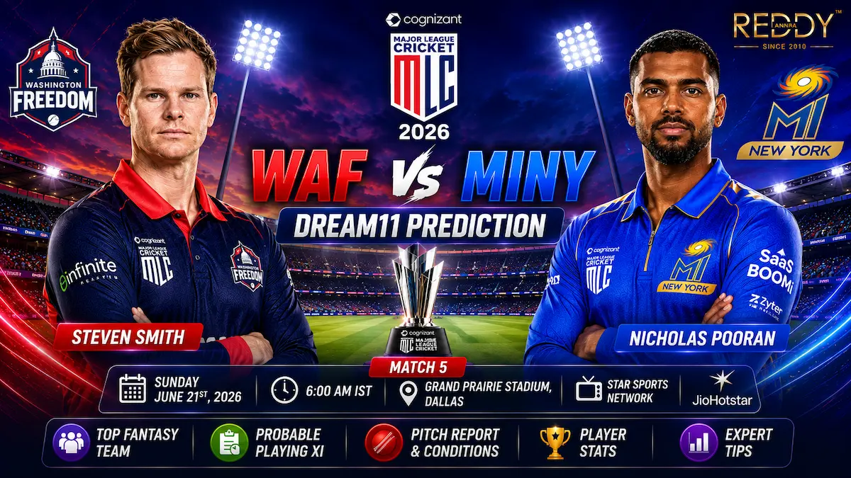 WAF vs MINY Dream11 Prediction