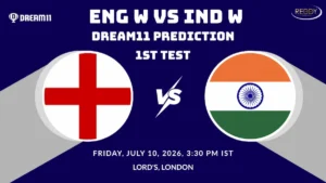 ENG W vs IND W Dream11 Prediction 1st Test 2026