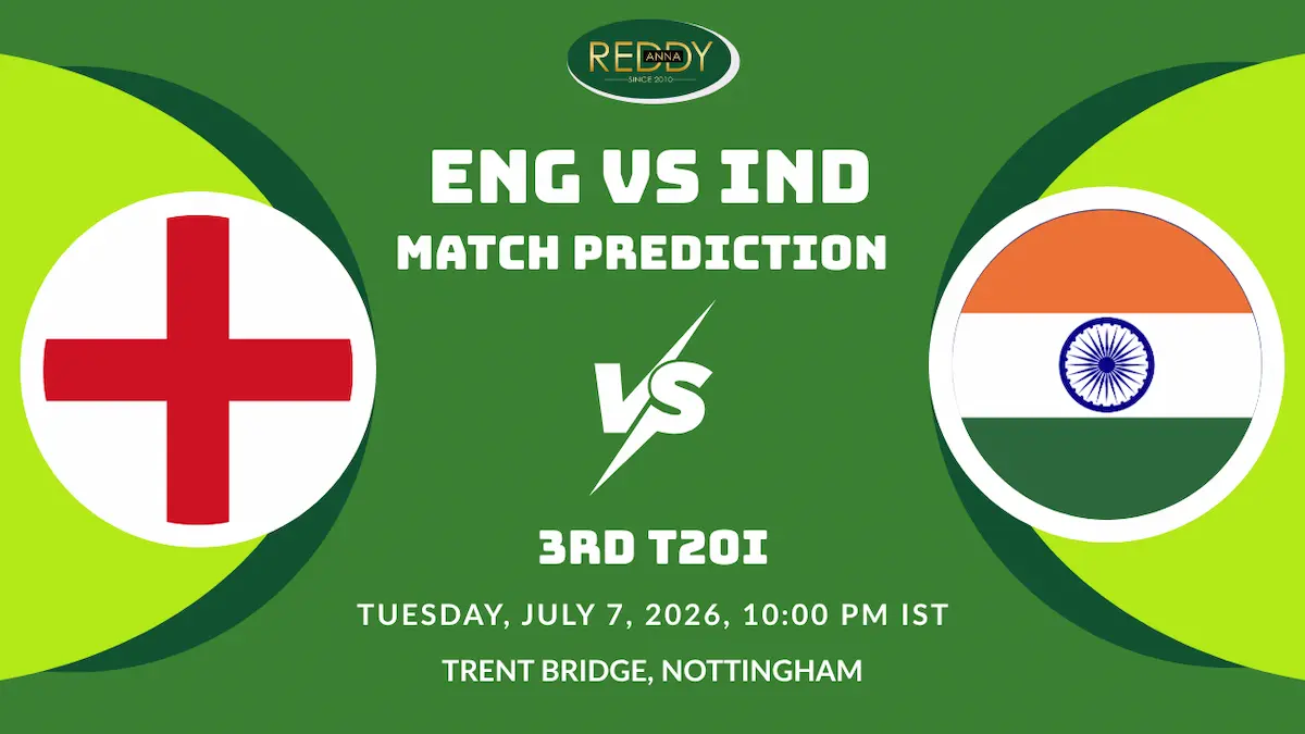 ENG vs IND Match Prediction 3rd T20I 2026