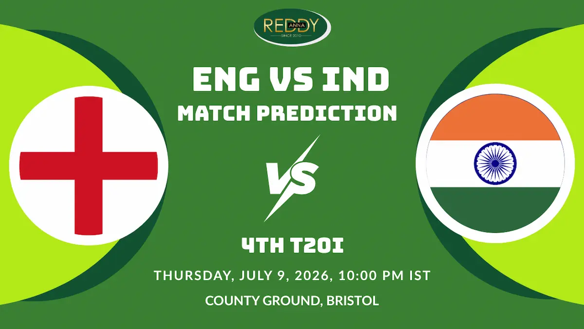 ENG vs IND Match Prediction 4th T20I 2026