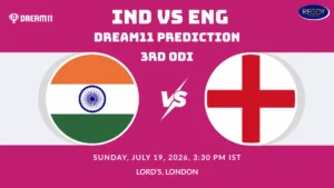 IND vs ENG Dream11 Prediction 3rd ODI Match