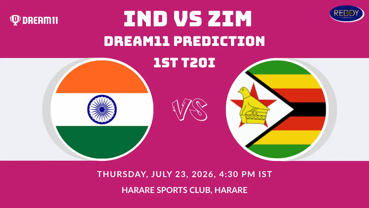 IND vs ZIM Dream11 Prediction 1st T20I Match