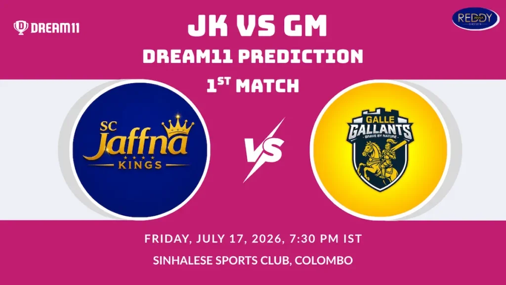 JK vs GM Dream11 Prediction 1st Match LPL 2026