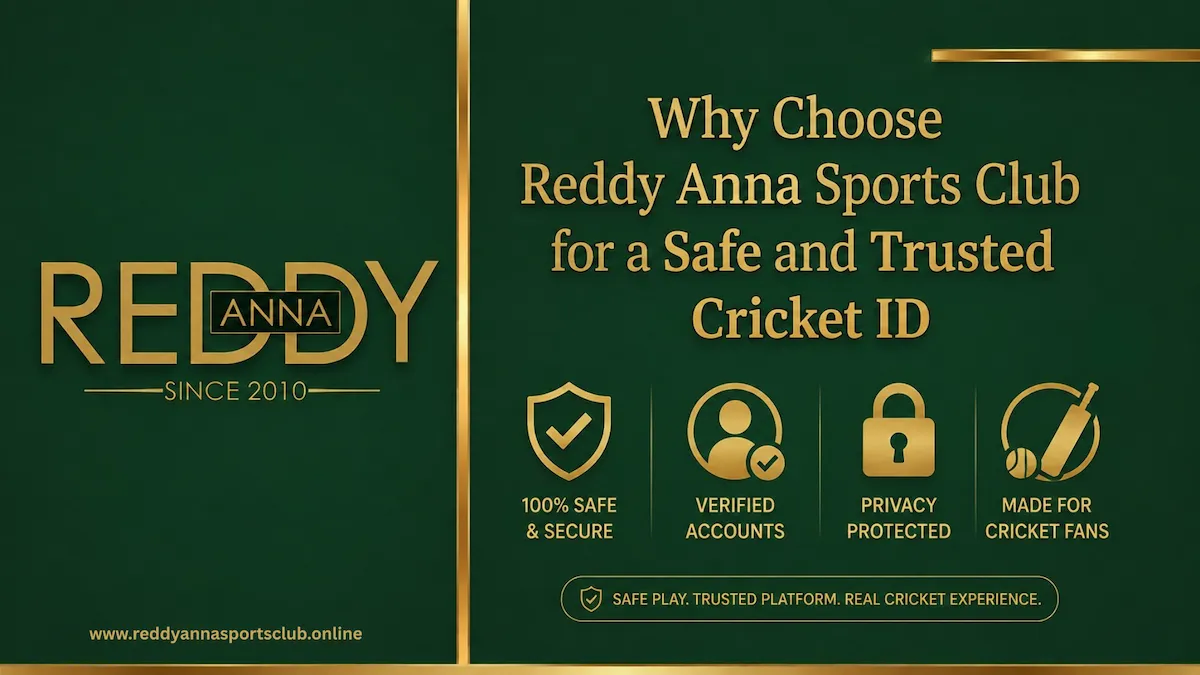 Reddy Anna Sports Club for a Safe and Trusted Cricket ID