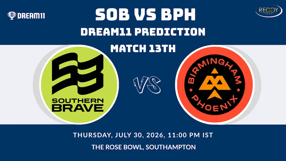 SOB vs BPH Dream11 Prediction Match 13th 2026