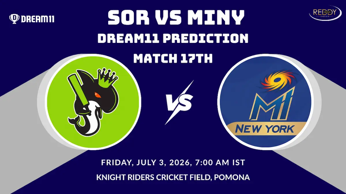 SOR vs MINY Dream11 Prediction