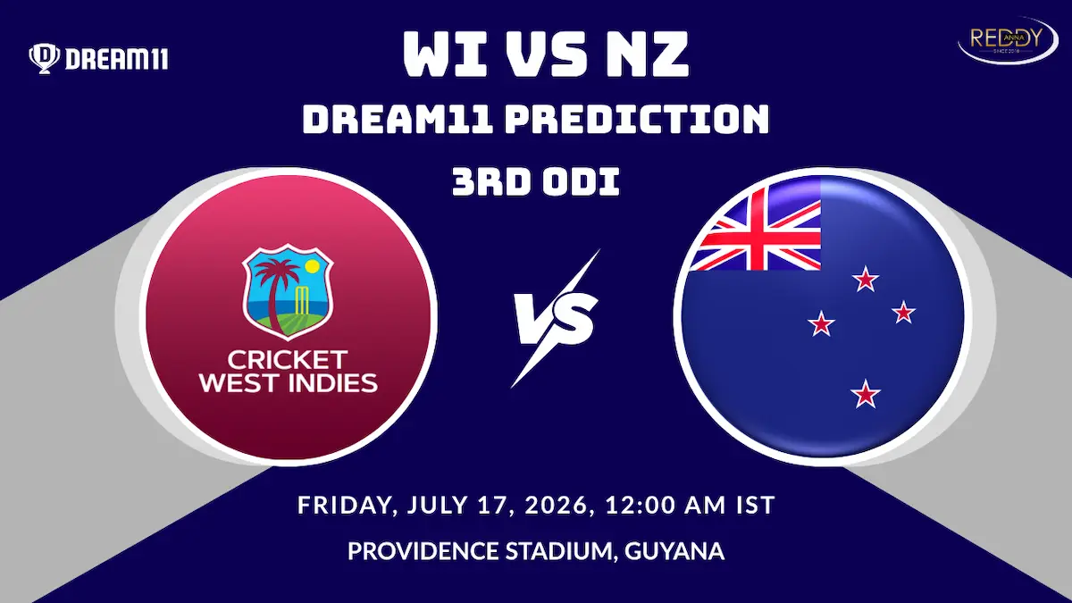 WI vs NZ Dream11 Prediction 3rd ODI 2026