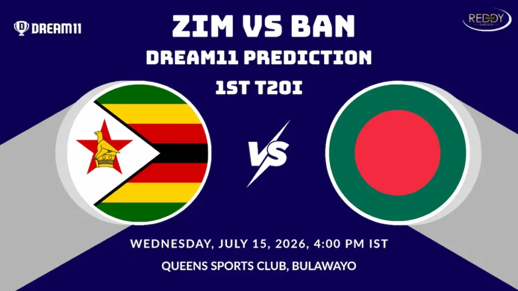 ZIM vs BAN Dream11 Prediction 1st T20i 2026
