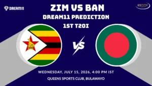 ZIM vs BAN Dream11 Prediction 1st T20i 2026