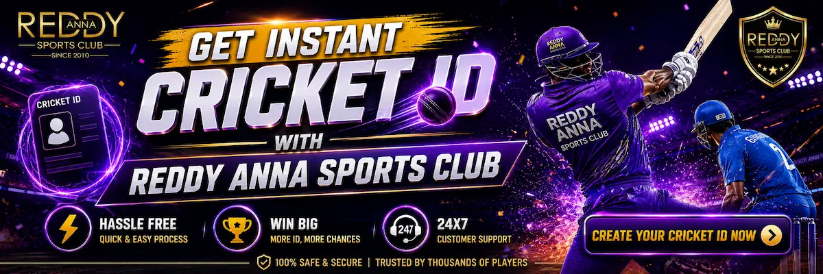 Reddy Anna Sports Club Cricket ID