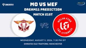 MO vs WEF Dream11 Prediction Match 21st 2026