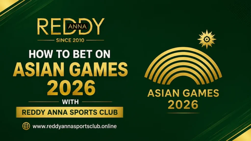 bet on Asian Games 2026 with Reddy Anna Sports Club